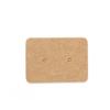 SAMEZA 50pcs/lot Earrings Necklaces Display Cards for Jewelry Boxed and Packaging Cardboard Hang Tag Card Ear Studs Paper Card 6x9cm,3.5x2.5 Kraft,50PCS view 1