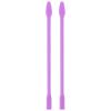 HARFINGTON 2Pcs Silicone Stir Sticks 6" Reusable Double Ended Stirring Rods for Mixing Epoxy Resin Liquid Paint Arts DIY Crafts, Purple view 1