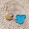 Animal Resin Mold Lovely Koala Squirrel Silicone Mold Resin Keychain Mold Epoxy Casting Mold for Jewelry Pendant Making Silicone Pendant Mold for Resin Casting Jewelry Making view 2