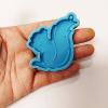 Animal Resin Mold Lovely Koala Squirrel Silicone Mold Resin Keychain Mold Epoxy Casting Mold for Jewelry Pendant Making Silicone Pendant Mold for Resin Casting Jewelry Making view 3