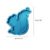 Animal Resin Mold Lovely Koala Squirrel Silicone Mold Resin Keychain Mold Epoxy Casting Mold for Jewelry Pendant Making Silicone Pendant Mold for Resin Casting Jewelry Making view 4