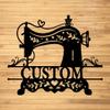 Custom Sewing Metal Wall Signs - Personalized Sewing Metal Wall Art - Sewing Metal Wall Decor - Sewing Room Decor - Sewer Name Signs - Gift For Grandma view 1