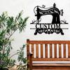 Custom Sewing Metal Wall Signs - Personalized Sewing Metal Wall Art - Sewing Metal Wall Decor - Sewing Room Decor - Sewer Name Signs - Gift For Grandma view 2