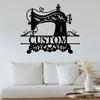 Custom Sewing Metal Wall Signs - Personalized Sewing Metal Wall Art - Sewing Metal Wall Decor - Sewing Room Decor - Sewer Name Signs - Gift For Grandma view 3