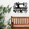 Custom Sewing Metal Wall Signs - Personalized Sewing Metal Wall Art - Sewing Metal Wall Decor - Sewing Room Decor - Sewer Name Signs - Gift For Grandma view 2