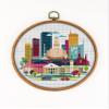 Buffalo NY USA CS934 - Counted Cross Stitch KIT#2. Set of Threads, Needles, AIDA Fabric, Needle Threader, Embroidery Clippers and Printed Color Pattern Inside. view 1