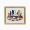 Buffalo NY USA CS934 - Counted Cross Stitch KIT#2. Set of Threads, Needles, AIDA Fabric, Needle Threader, Embroidery Clippers and Printed Color Pattern Inside. view 2