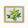 Baobab Leaves and Monkey Bread CS1028 - Counted Cross Stitch KIT#2. Set of Threads, Needles, AIDA Fabric, Needle Threader, Embroidery Clippers and Printed Color Pattern Inside. view 2