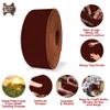 European Leather Works Oil Tanned Waxy Finish Leather 5-6 oz (2-2.4mm) Belts Size: 3"x84" (7.6x213 cm) | Burgundy Color | Full Grain Cowhide Straps, Strips, Boots view 3
