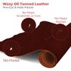European Leather Works Oil Tanned Waxy Finish Leather 5-6 oz (2-2.4mm) Belts Size: 3"x84" (7.6x213 cm) | Burgundy Color | Full Grain Cowhide Straps, Strips, Boots view 4