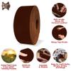 European Leather Works Oil Tanned Waxy Finish Leather 5-6 oz (2-2.4mm) Belts Size: 4"x50" (10.2x127 cm) | Dark Brown Color | Full Grain Cowhide Straps, Strips, Boots view 3