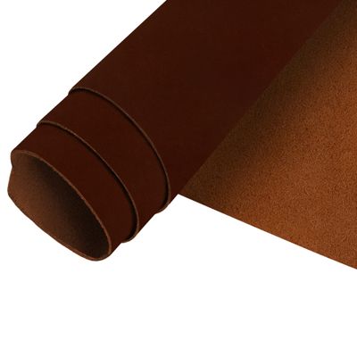 European Leather Work Oil Tanned Waxy Finish Leather 5-6 oz (2-2.4mm) Pre-Cut Size: 24"x36" | Dark Brown Color | Full Grain Cowhide for DIY, Crafts, Sheaths, Sewing