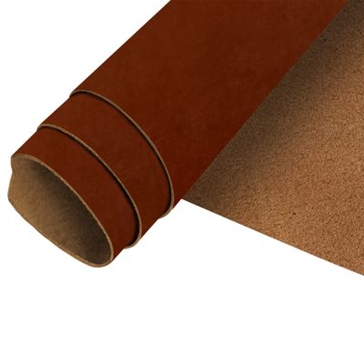 European Leather Work Oil Tanned Waxy Finish Leather 5-6 oz (2-2.4mm) Pre-Cut Size: 24"x36" | Medium Brown Color | Full Grain Cowhide for DIY, Crafts, Sheaths, Sewing
