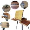 YSHC ART Plein Air | Anywhere Pochade Box, 17"x13.7"x5.2" Inches, Plein Air Easel, Watercolor Painting Easel, Art EaselWatercolor Painting at Home or Outdoor view 3