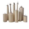 NCKPRO 1pc DIY Cone Cylindrical Geometry Acrylic Candle Mold Shell Sector Candle Mold European Style Roman Column Candle Mould Plastic Mold (Color : 019) view 1