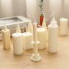 NCKPRO 1pc DIY Cone Cylindrical Geometry Acrylic Candle Mold Shell Sector Candle Mold European Style Roman Column Candle Mould Plastic Mold (Color : 019) view 4