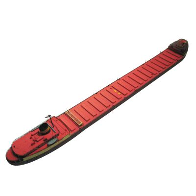 DAGIJIRD 1:400 Paper Ship Model Simulation Fighter Military Model SS Edmund Fitzgerald Ore Carrier Ship Paper Model (Unassembled Kit)