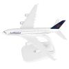 DAGIJIRD 16 * 10 * 9CM A380 German Lufthansa Airbus Civil Airliner Model 16cm Simulation Aircraft Model Decoration view 2