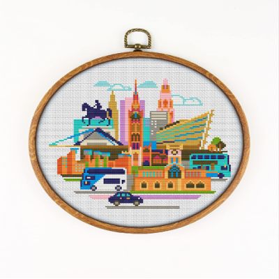 Coventry UK CS1184 - Counted Cross Stitch Pattern. Only Printed Pattern Inside. No Fabric, Threads, Needles, Hoops.