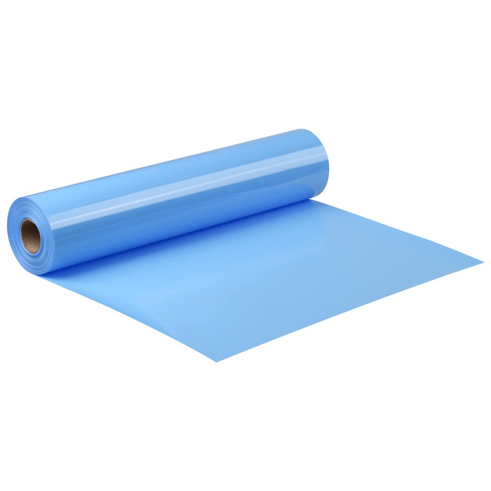 MECCANIXITY Heat Transfer Vinyl Rolls, 12" x 35 Feet HTV Vinyl, Sky Blue HTV Vinyl Iron on Vinyl Heat Vinyl Design for Shirts, Pillows, Hand Bags, Hats