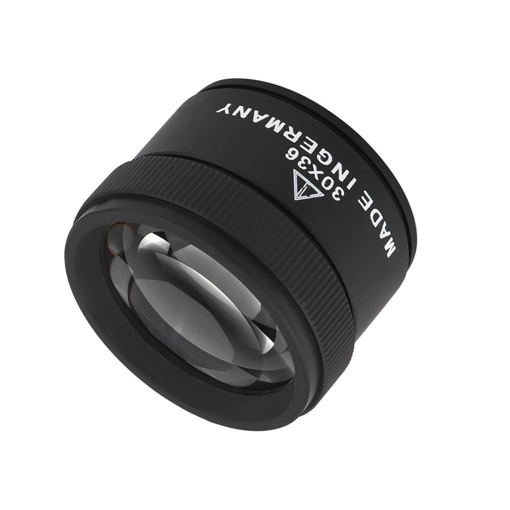 Jewelers Loupee, Jewelers Loop Magnifier, Jewelers Magnifying Glass 30X Coin Magnifier Pocket Magnifying Glass Loupe Magnifier for Gems, Jewelry, Coins, Stamps, etc