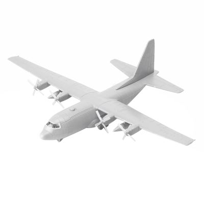 DAGIJIRD Simulation US C-130 Hercules Transport Aircraft Model Kit 1/144 Scale Plastic Military Plane Model with Display Stand(Unassembled Kit)