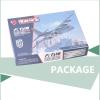 DAGIJIRD Simulation US C-130 Hercules Transport Aircraft Model Kit 1/144 Scale Plastic Military Plane Model with Display Stand(Unassembled Kit) view 3