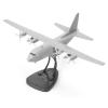DAGIJIRD Simulation US C-130 Hercules Transport Aircraft Model Kit 1/144 Scale Plastic Military Plane Model with Display Stand(Unassembled Kit) view 4