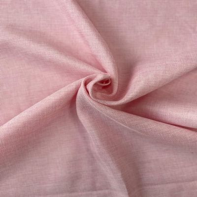 Fashion Fabrics LLC Light Pink Two Tone Vintage Linen Faux Burlap Fabric - Sold by The Yard