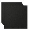 Rramorrra Black Glitter Cardstock Paper 12" x 12" 15 Sheets 350gsm/130lb Heavyweight Premium Black Sparkly Construction Paper for Cricut Machine, Graduation Cap Decorations, Halloween, Scrapbooking view 1