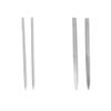 Baoblaze 4PCS Stainless Steel FID Lacing Stitching for 2mm 3mm Bracelet Leather Weaving view 1