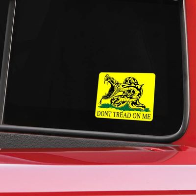 Don't Tread On Me | Snake | Great Gift Idea|Decal Sticker|2 Pack|5 Inch Stickers|AAS003