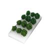 MOUDOAUER 12Pcs Model Bush Tree Scene Plastic for Forest HO Scale Model Railway Scenery Diorama Supplies Scenery Landscape view 3