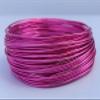 15 Gauge Anodized Aluminum Wire 49 Feet for Jewelry Making Craft DIY1.5mm,Pink,41520 view 1