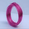 15 Gauge Anodized Aluminum Wire 49 Feet for Jewelry Making Craft DIY1.5mm,Pink,41520 view 3