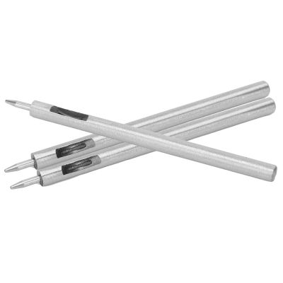 Hole Punch Set, 3 Pieces Leather Hole Punch Set, Alloy Steel, Leather Craft Hollow Punch Pliers, DIY Stamping Tool (1mm)