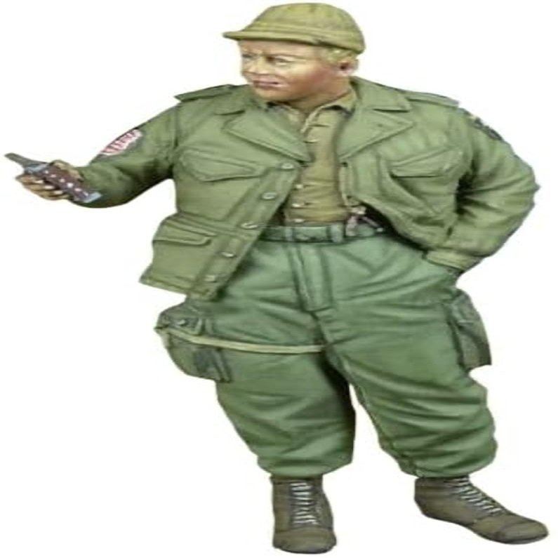 D-Day Miniature 1/35 WWII US Army Airborne Forces Holding Chocolate Bar 1944-1945 Resin Kit DD35218