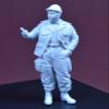 D-Day Miniature 1/35 WWII US Army Airborne Forces Holding Chocolate Bar 1944-1945 Resin Kit DD35218 view 2
