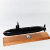Squadron Nostalgia LLC USS Helena SSN-725 FLT II Black Hull Model, Navy Mahogany, 20 inch, LA Class view 1