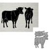 Cows Metal Cutting Dies Cut Die Decoration Scrapbooking Card Making Crafting view 1
