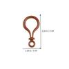STOBOK 32pcs Color Light Bulb Keychain Clip Lobster Clasp DIY Jewelry Making Supplies Random Color view 2