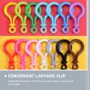 STOBOK 32pcs Color Light Bulb Keychain Clip Lobster Clasp DIY Jewelry Making Supplies Random Color view 3