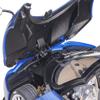 Pagani Huayra Roadster Blue Tricolore Carbon Fiber with Black Top with Luggage Set 1/18 Model Car by Autoart view 2