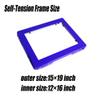 HQHAOTWU Silk Screen Printing Self-Tension Frame Stretch Screen Frame Mesh Glue Free Stretch Screen Tool 12x16 inch view 2
