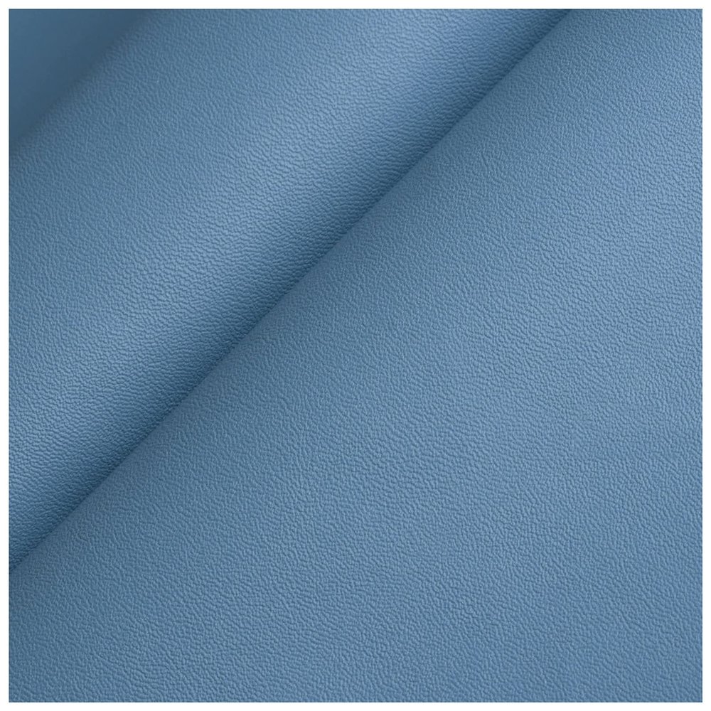 AITAF Grained Faux Leather Fabric Blue Upholstery Fabric Litchi Texture Vinyl Fabric Leatherette Upholstery Car Fabric Synthetic Leather Materials Artificial Leather Waterproof Heavy Duty(Blue2)