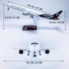 DKHOUN 18.5Inch 1:158 New Zealand B777-300Er Model Jet Plane with Lights and Wheels for Collection Or Gift Ornament view 2
