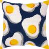 Brvsk Kitchen Stamped Cross-Stitch Kit for Adults and Beginners Fried Eggs 1616 with Clear, Precise Printed Design on Cotton Canvas; Includes 2 Needles, Yarn, and Easy-Read Chart view 1