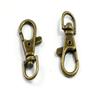 New 50 Lobster Clasps Antiqued Bronze Large Swivel Keychain Hooks Big Findings Unique Charms for Creating Personalized Jewelry and Gifts TANJIA03478 view 2
