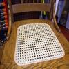 12" Width 1/2" Fine Open Caning Mesh Webbing for Pressed in Seat Repair & Furniture Decor (1 Foot) view 1