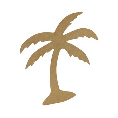 Palm Tree Shape, Unfinished Wood Craft, Build-A-Cross
